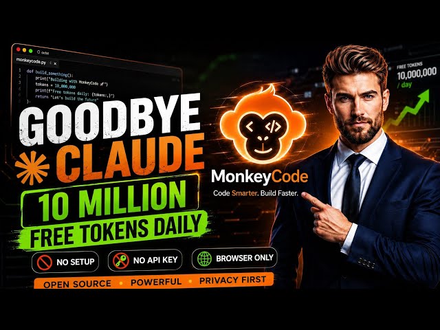 Goodbye Claude Code? Get 10 MILLION FREE Tokens Every Day with MonkeyCode! 🔥