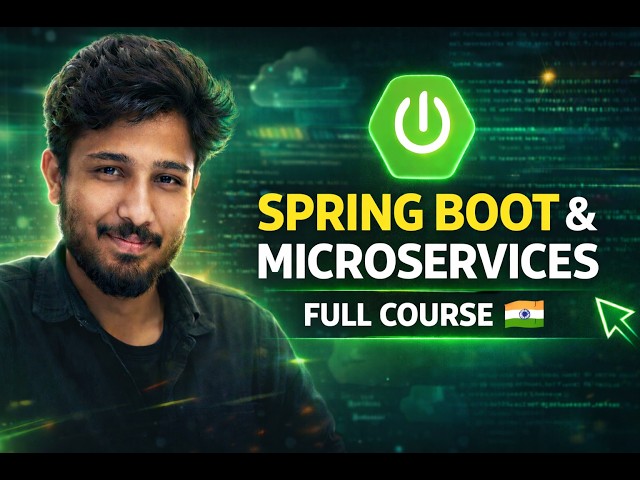 Spring Boot + Microservices Full Course in Telugu 🔥 | Beginner to Advanced (2026)