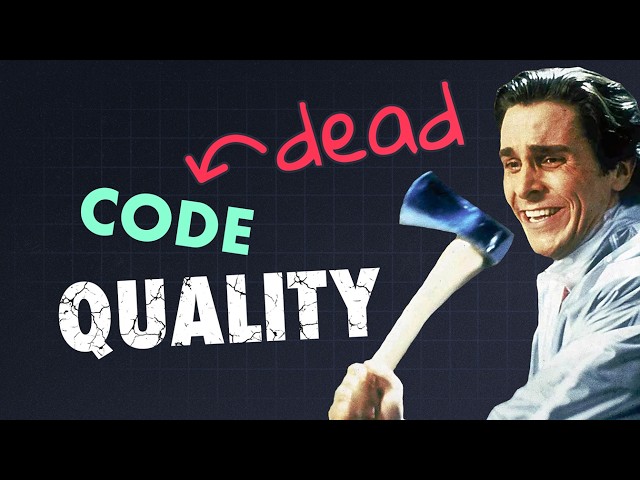 Code quality doesn't matter anymore...