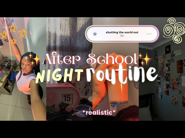 ✨ After School Night Routine 2025 | Realistic + Productive + Cozy Vibes 🌙| Toia Siele 