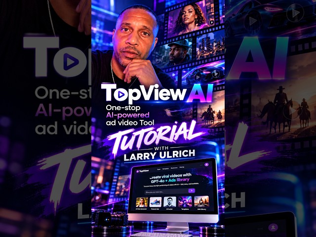TopView AI Tutorial: Create AI Videos & Ads in Minutes | Larry Ulrich