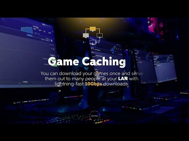 LanCache Overview: 10Gbps Speeds in RAID0 Server Live
