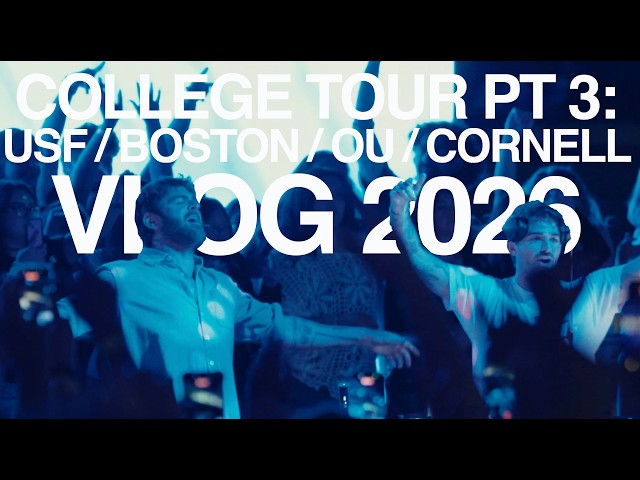 The Chainsmokers - College Tour Pt. 3 Vlog