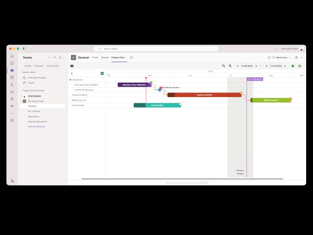 Project Plan Tutorial in Microsoft Teams