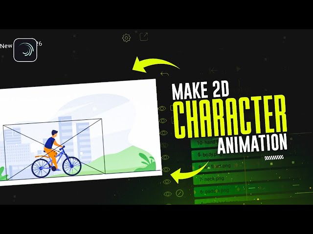 Make 2d Character Animation In Alight Motion - Tutorial