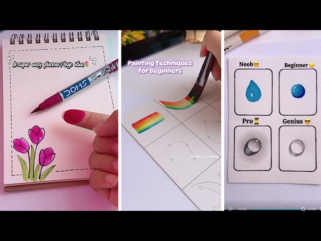 Easy Creative Art Hacks When You’re Bored || Drawing Tutorials for Beginners || painting
