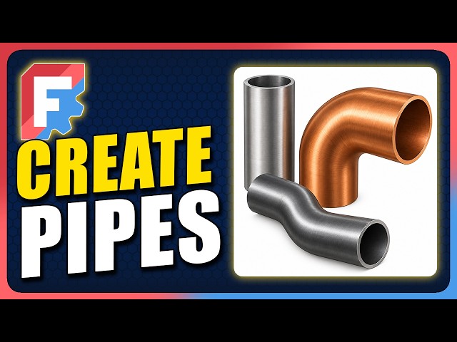 FreeCAD Beginner Tutorials #03 – How to Make a Pipe