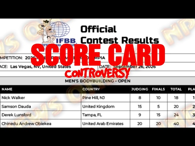 Samson Dauda Actually Beat Nick Walker! Score Card Controversy 