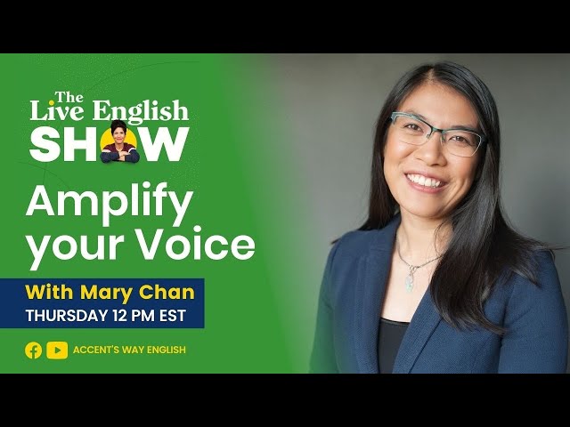Amplify Your Voice - A Conversation with Mary Chan