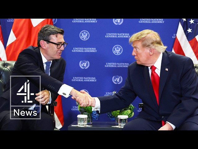 Trump meets Burnham at UN