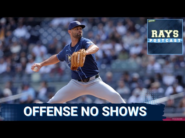 RAYS POSTCAST: The Tampa Bay Rays OFFENSE GETS DOMINATED vs the New York Yankees