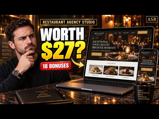 Restaurant Agency Studio Review 2026: Worth $27? Demo & OTOs