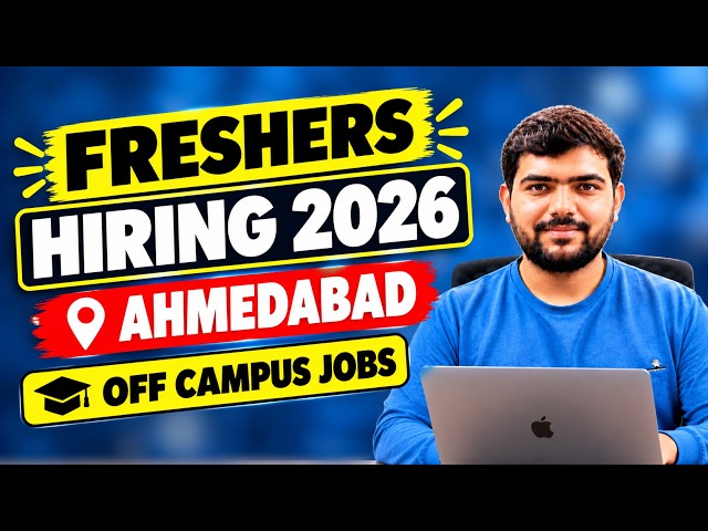 Freshers Hiring 2026 | Ahmedabad Off Campus Job #career #jobs #hiring #fresher #offcampus #jobsearch