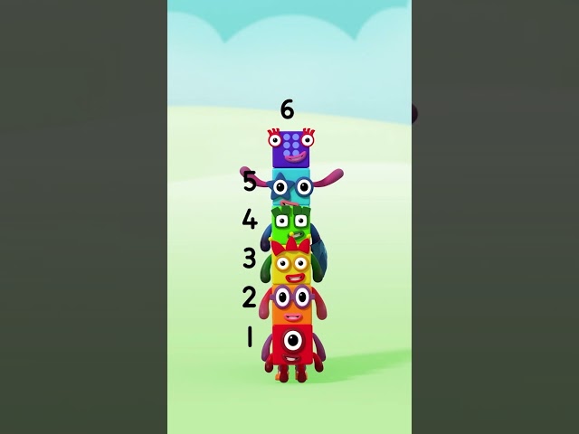 LEARN THE DAYS OF THE WEEK - Rainbow with Number Seven | Numberblocks in Spanish #shorts