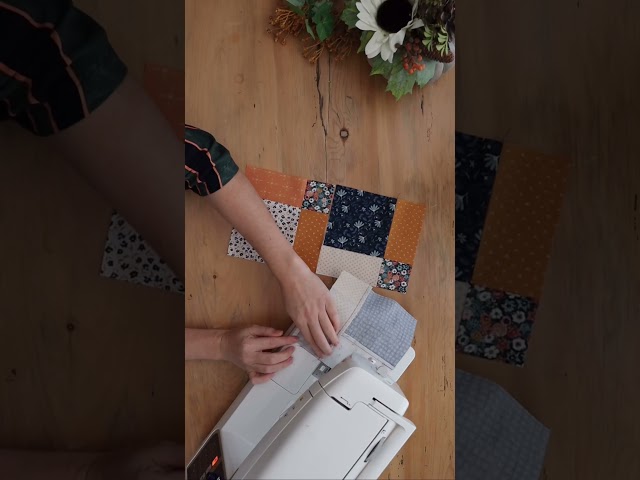 level up your patchwork with this easy sewing technique - disappearing nine patch quilt block 🪡