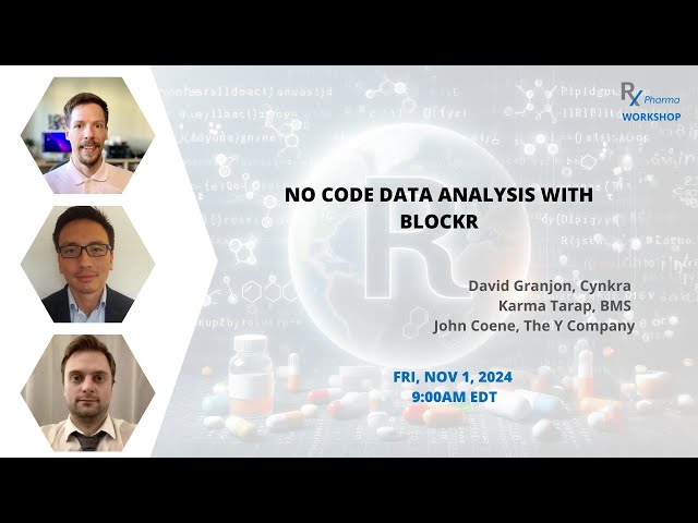 No code data analysis with blockr