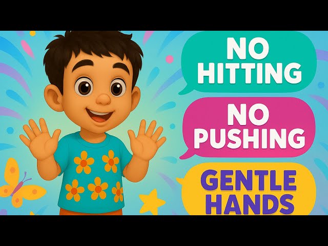 Gentle Hands song | Toddler Learning | Educational Rhymes | Kids learning | Vihoo