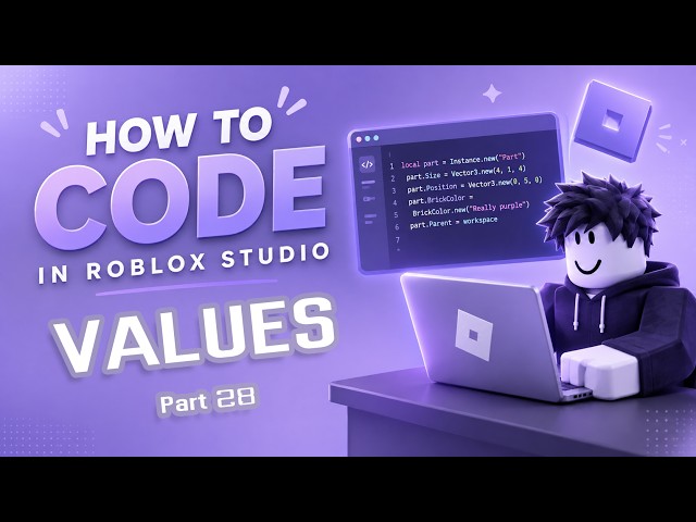 How to code in Roblox Studio | Values P.28