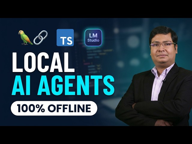 Build AI Agents with LangChain.js & TypeScript — Local LLM Tutorial (LM Studio)