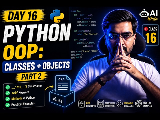Day 16 - Python OOP: Classes + Objects | part 2
