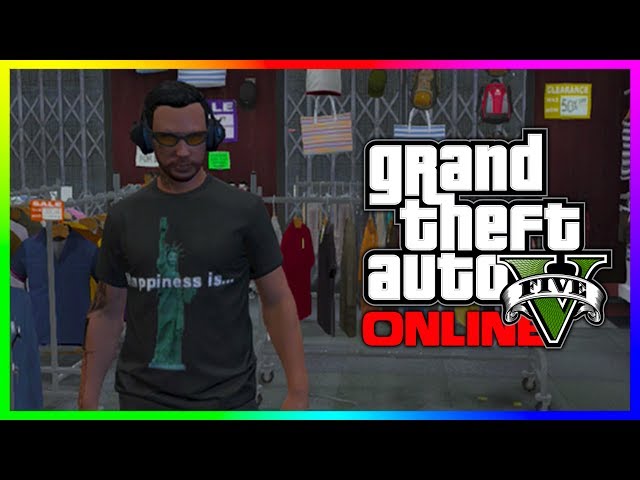 GTA 5 RARE Clothing, Hats & More! GTA 5 Beer Hats & Statue of Happiness Shirts! (GTA V)