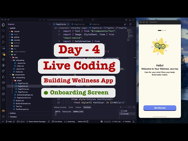 Day - 4 Building a Wellness App with React Native (Expo) and Supabase