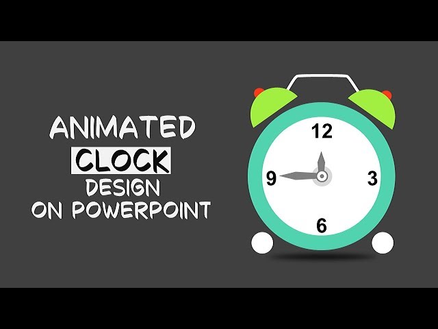 How to Create a Powerpoint Clock animation Tutorial?