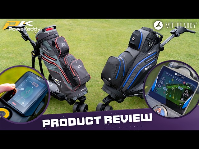 Remote Controlled Electric Trolleys | Motocaddy vs PowaKaddy