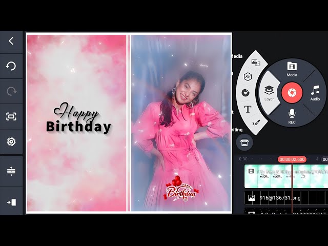 Trending Girlfriend & Boyfriend Birthday Video Editing | Kinemaster Video Editing Tutorial
