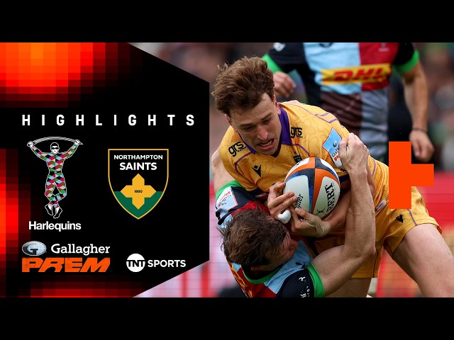 DRAMATIC VICTORY! 🍿 | Harlequins vs Northampton Saints | Gallagher PREM Rugby Highlights