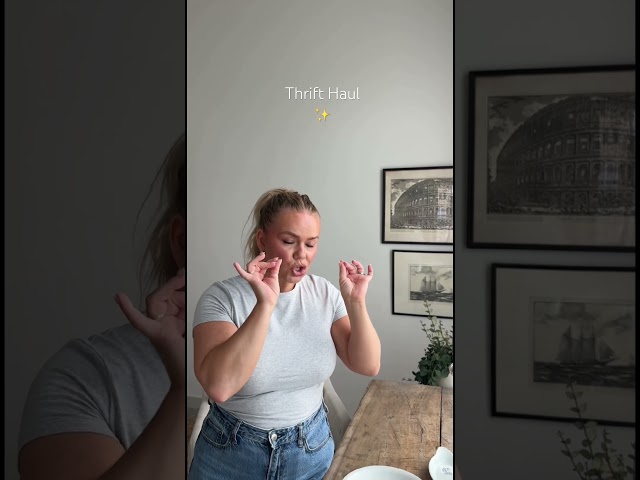 Thrift Haul 🤍