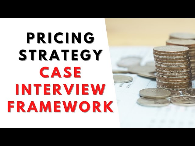 How to approach a pricing strategy case interview!