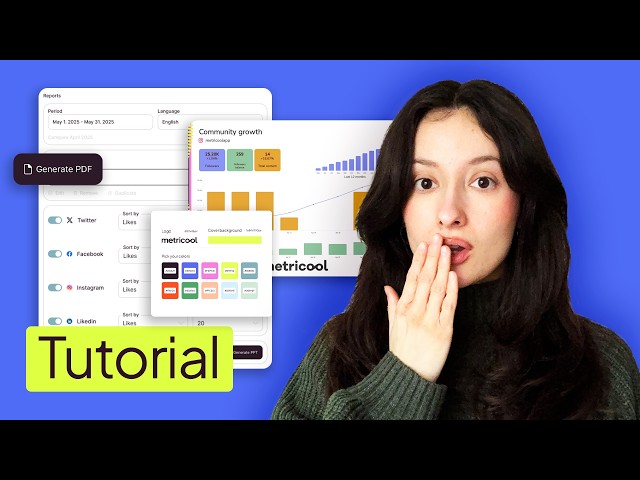 How to create automated social media reports with Metricool