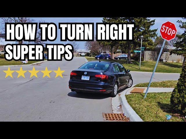How to turn RIGHT - Right Turn tips by Toronto Drivers #drivingtips