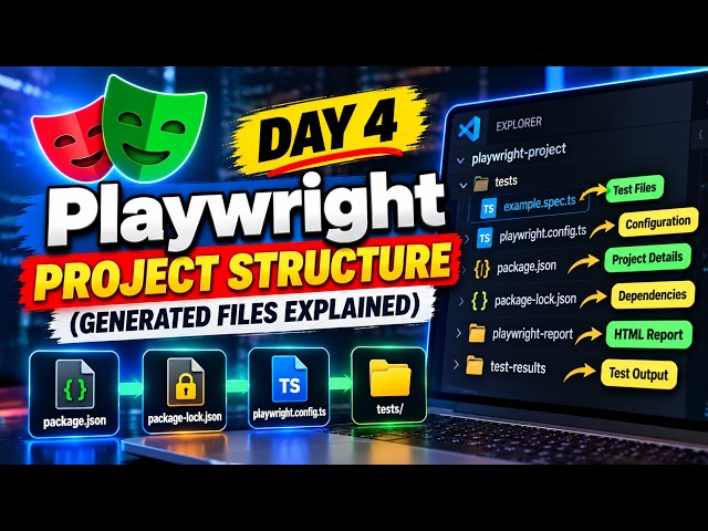 Day 4 | Playwright Project Structure Explained 🔥#playwright