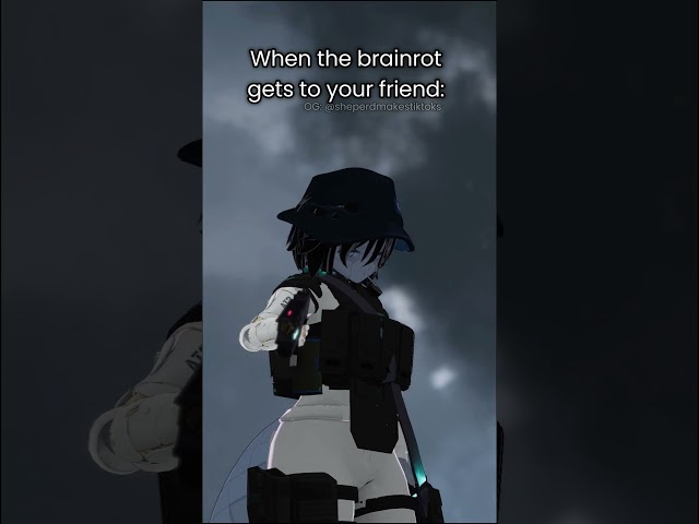 When the brainrot reaches your friend: #tiktok  #vrchat #skibiditoilet #brainrot   #vrfps #vtuber
