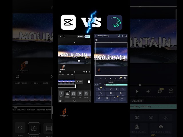 CapCut Vs Alight Motion          |Masking| #shorts #capcut #alightmotion