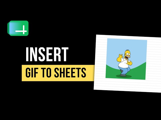 How to Add Animated GIFs to Google Sheets (Without Breaking Animation)