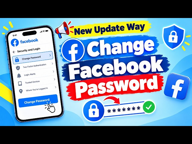 Facebook Tutorial : How To Change Password