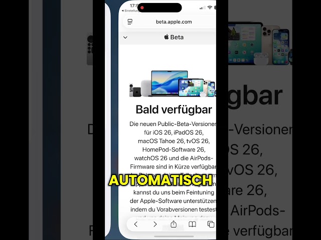 IOS26 Developer Beta wie du sie installierst und sie bekommst! #howto #ios26 #ios #apple
