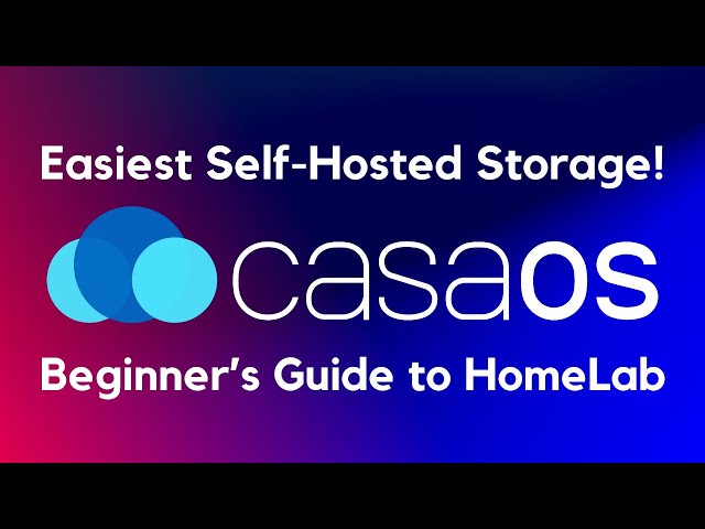 CasaOS - Homelab & Storage Server for Beginners!