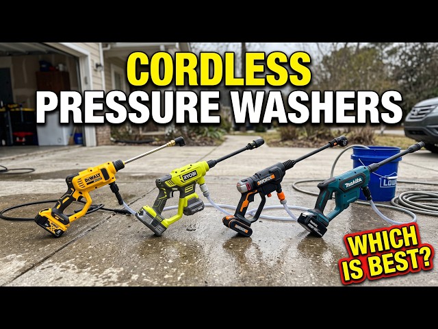 6 Best Cordless Pressure Washers 2026 (Portable Power!)