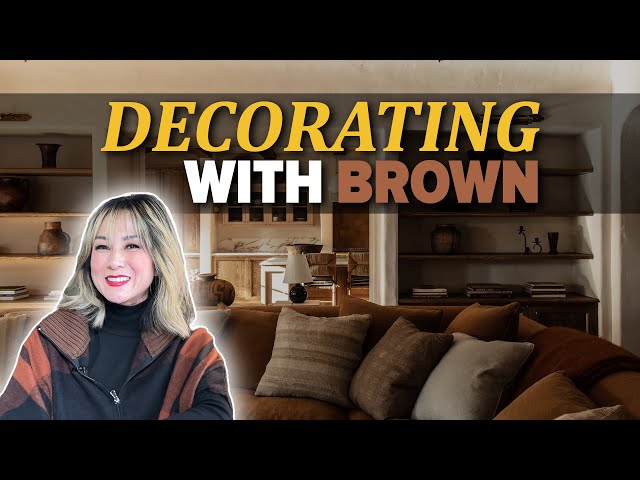 Decorating with Brown: How to Use the Hottest New Interior Design Color Trend | Julie Khuu