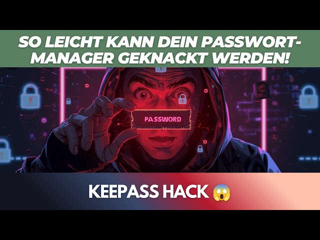 KeePass HACK 😱 So leicht kann dein Passwort-Manager geknackt werden!
