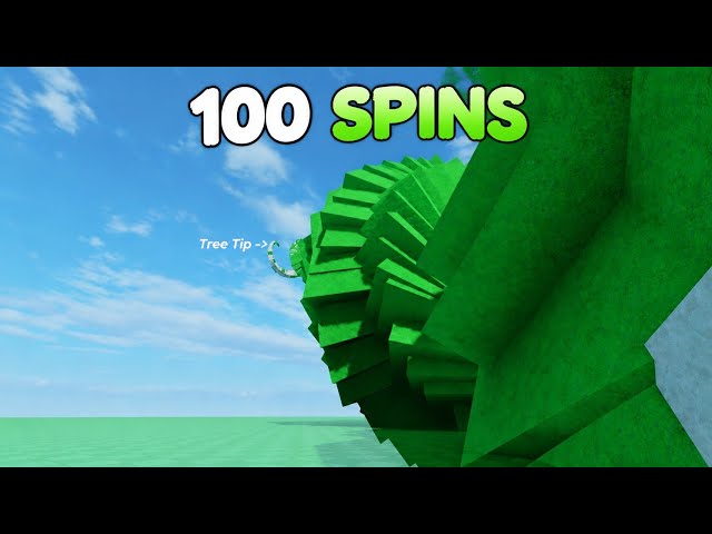 Scripting a Spinning Tree to The Sky 