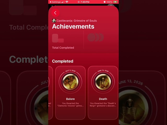 All Acheivements in #castlevania Grimoire of Souls