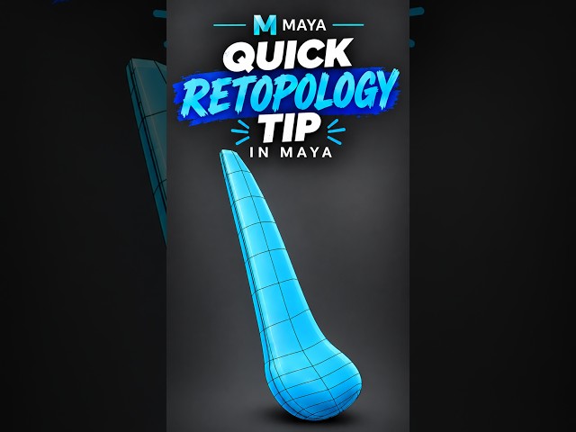RETOPOLOGY TIPS  #3dartist #3dmodeling #mayatips #mayatutorial #hardsurfacemodeling #viral
