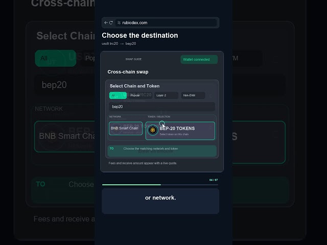 how to swap usdt trc20 to bep20