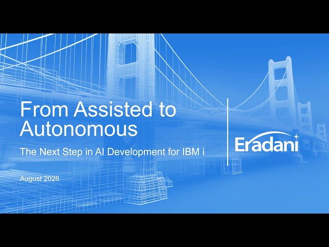 From Assisted to Autonomous: The Next Step in AI Development for IBM i