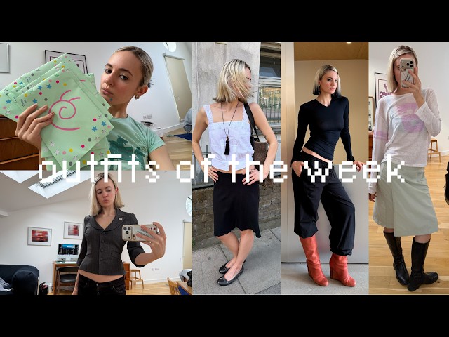 outfits of the week | making my snail mail #54